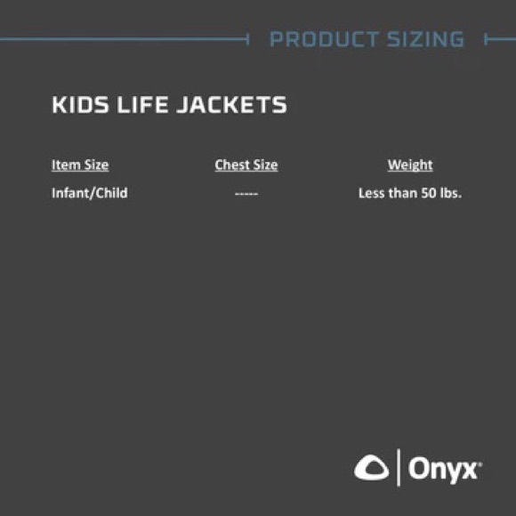 Onyx INFANT/CHILD GENERAL PURPOSE LIFE JACKET - Picture 5 of 5